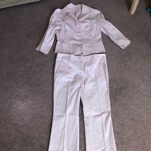 Halogen light pink suit